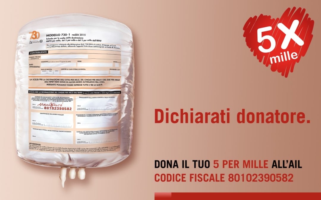 Dona il 5 per mille ad AIL