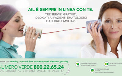 AIL sempre in linea: il numero verde per i pazienti