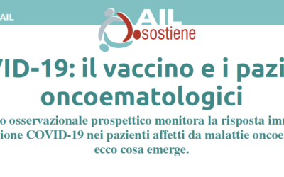 COVID-19: il vaccino e i pazienti oncoematologici