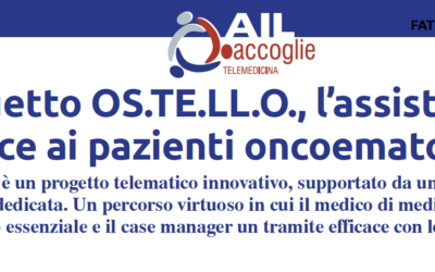 Progetto OS.TE.LL.O., l’assistenza efficace ai pazienti oncoematologici