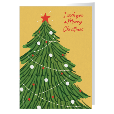 BIGLIETTO ALBERO DI NATALE