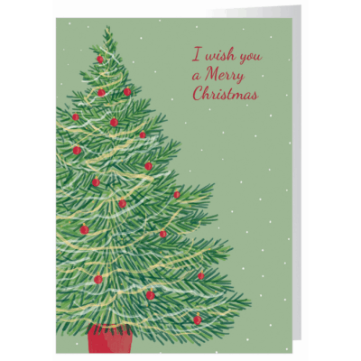 BIGLIETTO ALBERO DI NATALE