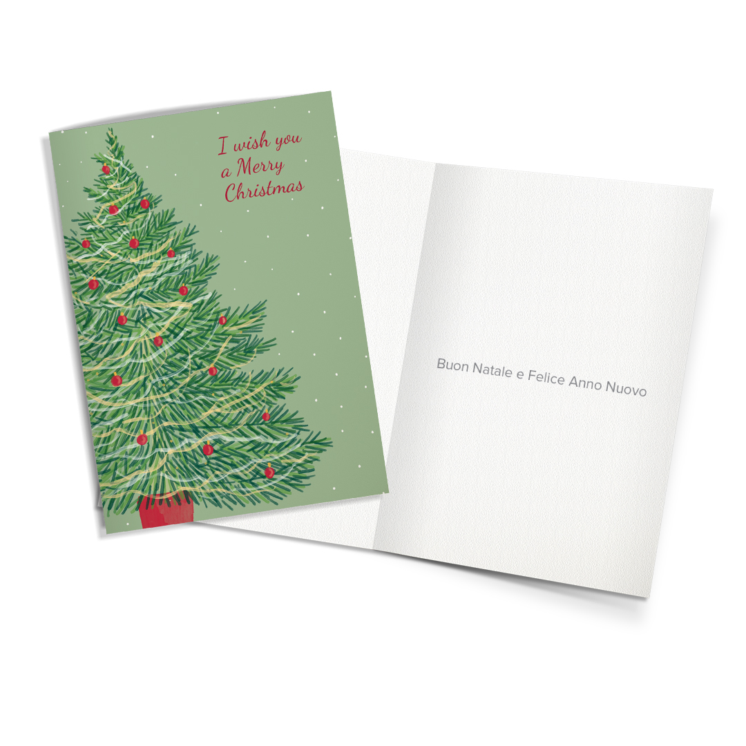 BIGLIETTO ALBERO DI NATALE - immagine 2